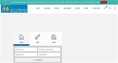 Desktop Screenshot of accorimm.fr